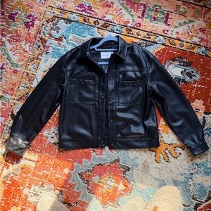 Calvin Klein Vegan Leather Jacket